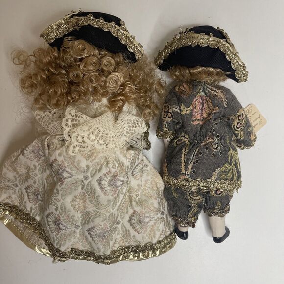 Rare Vintage Porcelain Bisque Albachiara Doll Set by Carlo Comarretto w Tag - Picture 11 of 14